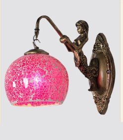 Retro Creative Bedroom Mermaid Wall Lamp - Hearth & Lume