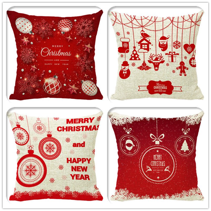 Christmas Fashion Minimalist Print Sofa Pillow Cover - Hearth & Lume
