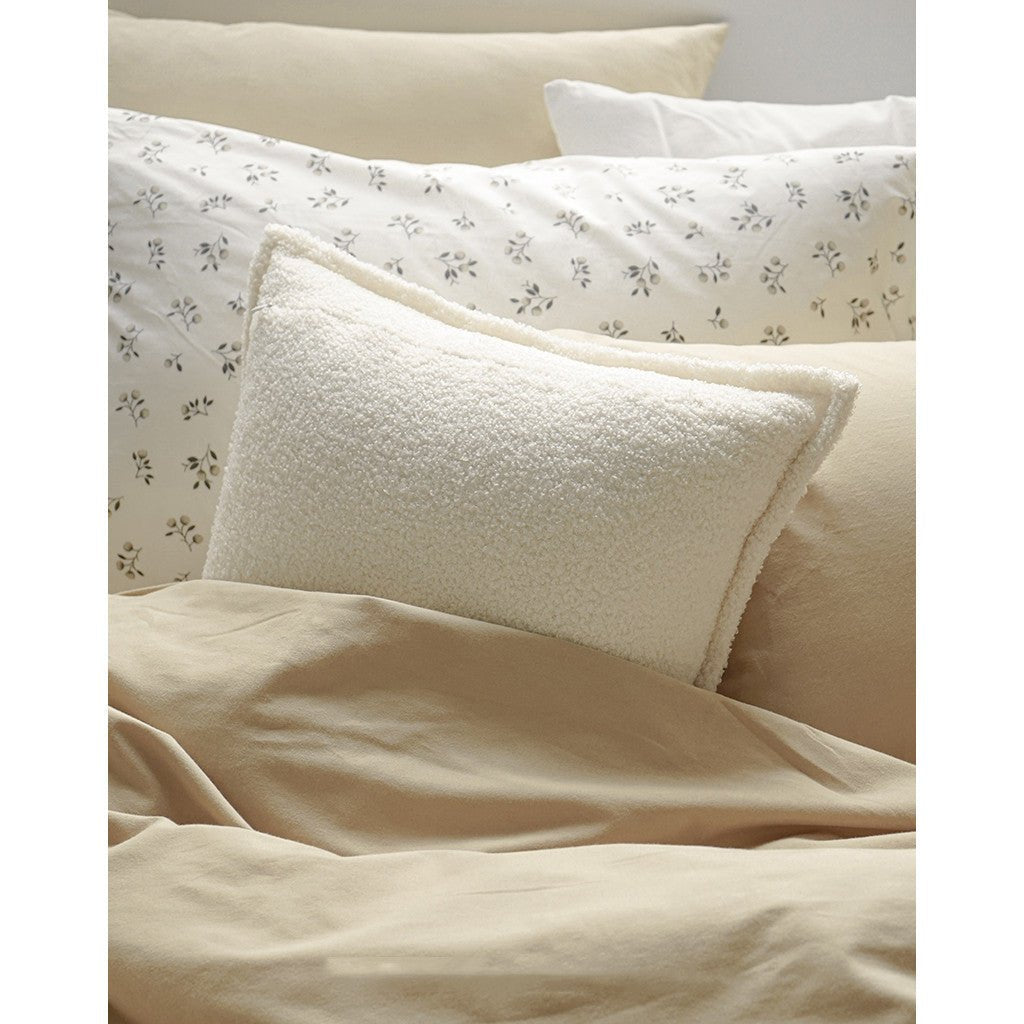 Simple With Grain Cashmere Lamb Cashmere Pillow - Hearth & Lume