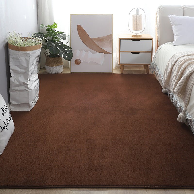 Short Wool Carpet Bedroom Bedside Blanket Floor Mat Mattress Children Crawling Floor Mat - Hearth & Lume