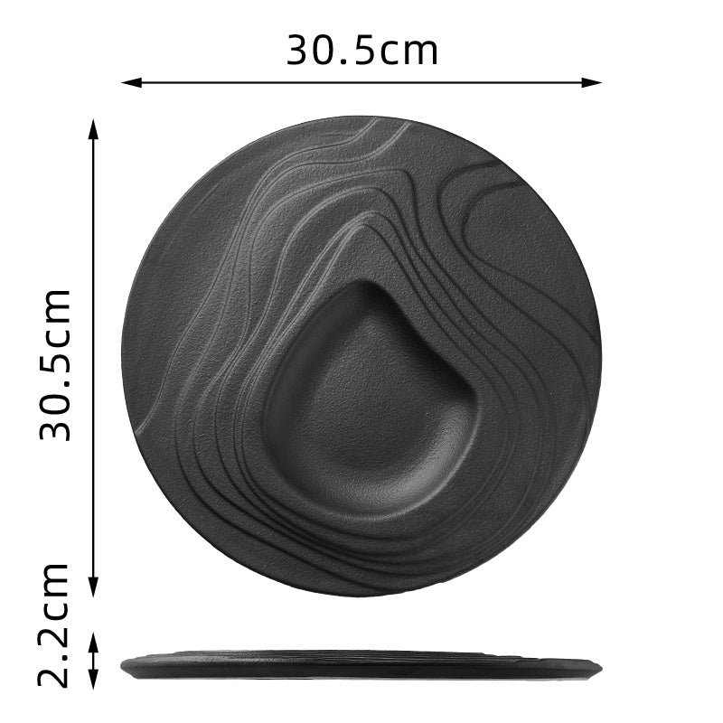 Dessert Steak Terrace Creative Ceramic Western Plate - Hearth & Lume