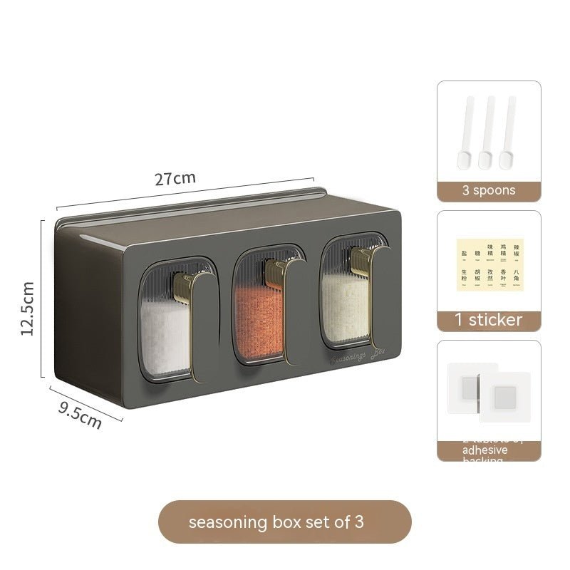 Drawer Type Seasoning Box Household Kitchen Spice Jars Combination - Hearth & Lume