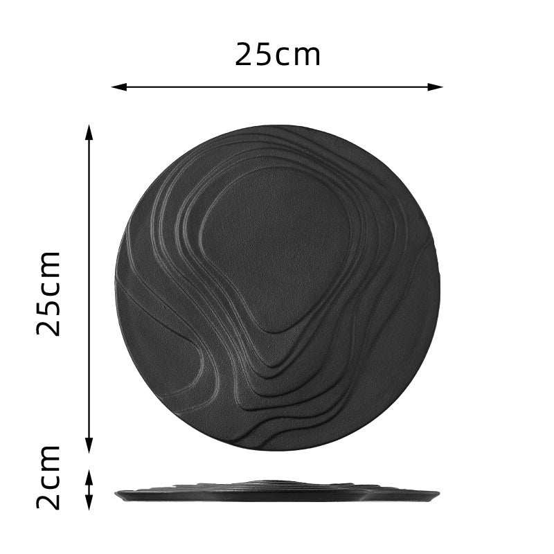 Dessert Steak Terrace Creative Ceramic Western Plate - Hearth & Lume