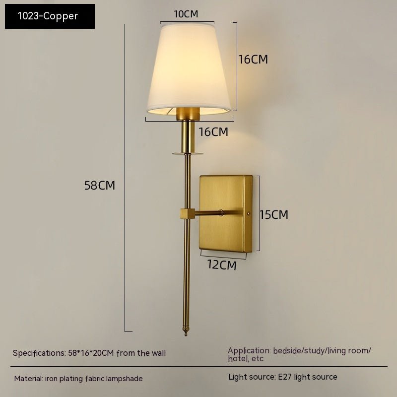 Indoor Bedroom Bedside Reading Wall Lamp - Hearth & Lume