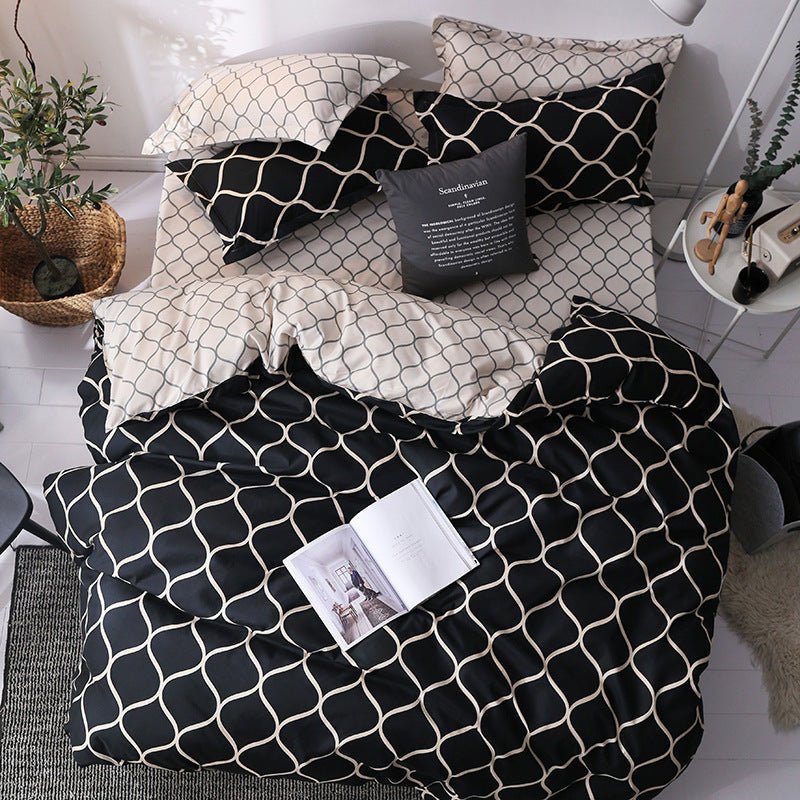 Quilt Duvet Cover 2 Pillow Cases Bedding Sets 3 Pcs - Hearth & Lume