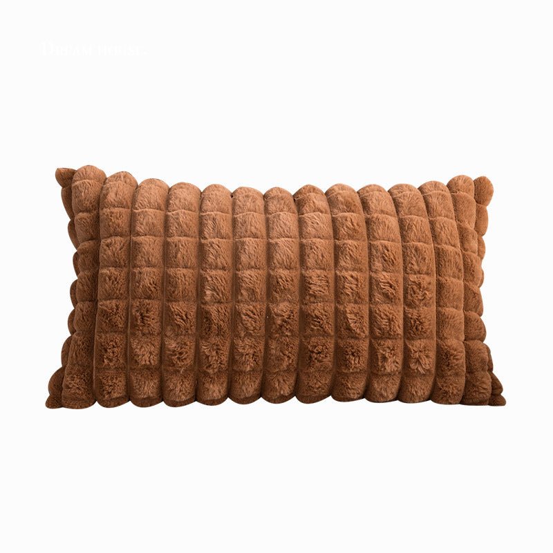 Living Room Solid Color Plush Pillow - Hearth & Lume