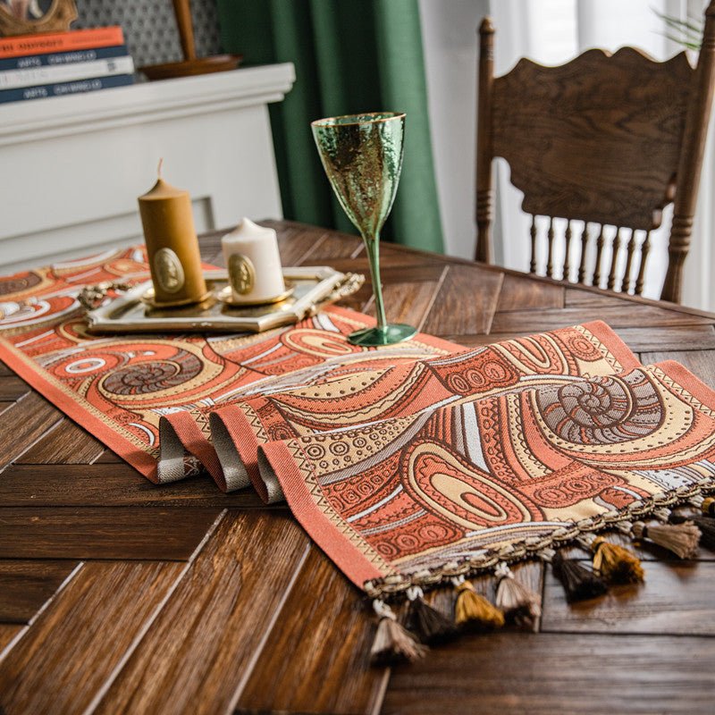 Vintage Jacquard National Style Suu Table Cloth - Hearth & Lume
