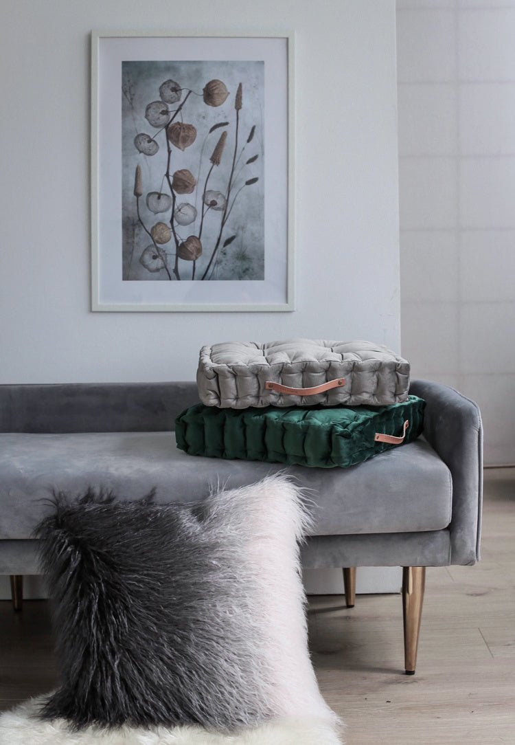 Simple Velvet Sofa Cushion Thickened Pillow - Hearth & Lume