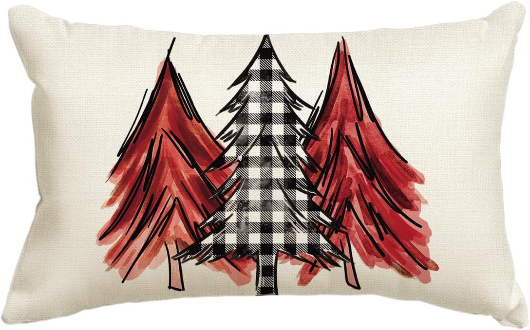 Christmas Simple Linen Pillow Cover Home Sofa Decoration - Hearth & Lume