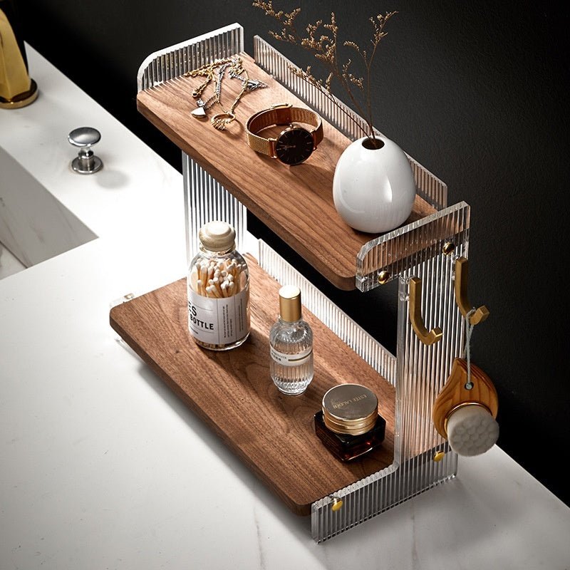 Bathroom Countertop Commodity Shelf Acrylic Storage Rack - Hearth & Lume