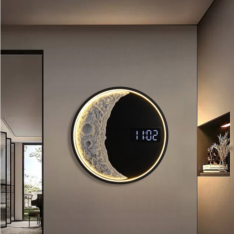 Living Room Background Wall Modern Minimalist Moon Wall Lamp - Hearth & Lume