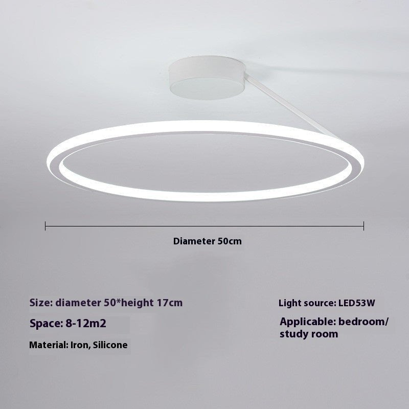 Simple Modern Led Ceiling Light Room Round Lighting - Hearth & Lume