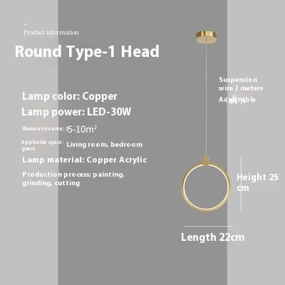 Copper Light Luxury Modern Minimalist Master Bedroom Living Room Background - Hearth & Lume