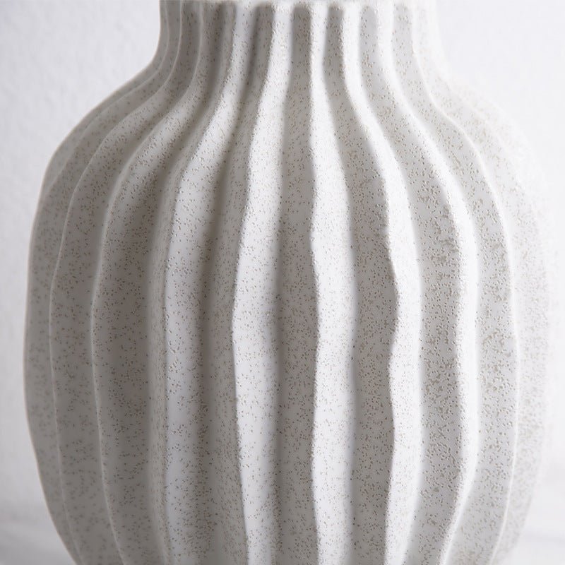 Nordic Minimalist Ceramic Creative Petal Vase Decoration - Hearth & Lume