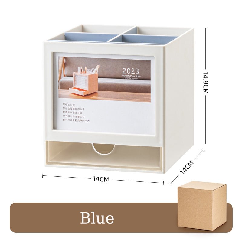 Rotary Pen Holder Multifunctional Desktop Drawer Storage Box - Hearth & Lume