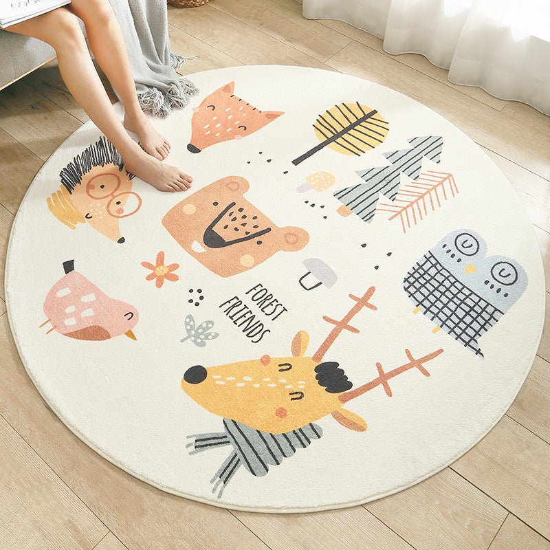 Cartoon Thickened Tea Table Blanket Bedroom - Hearth & Lume