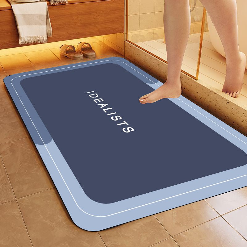Simple Letter Bathroom Non - slip Mat - Hearth & Lume