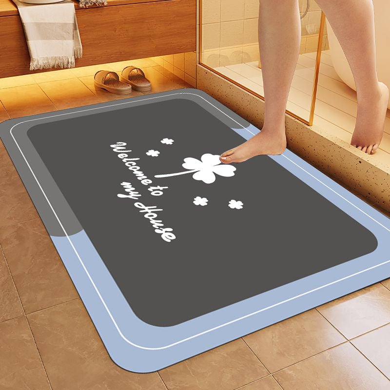 Simple Letter Bathroom Non - slip Mat - Hearth & Lume