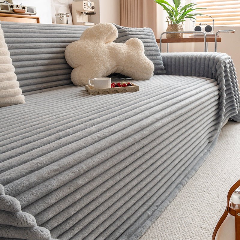 Flannel Sofa Towel Cream Style Cover Blanket - Hearth & Lume