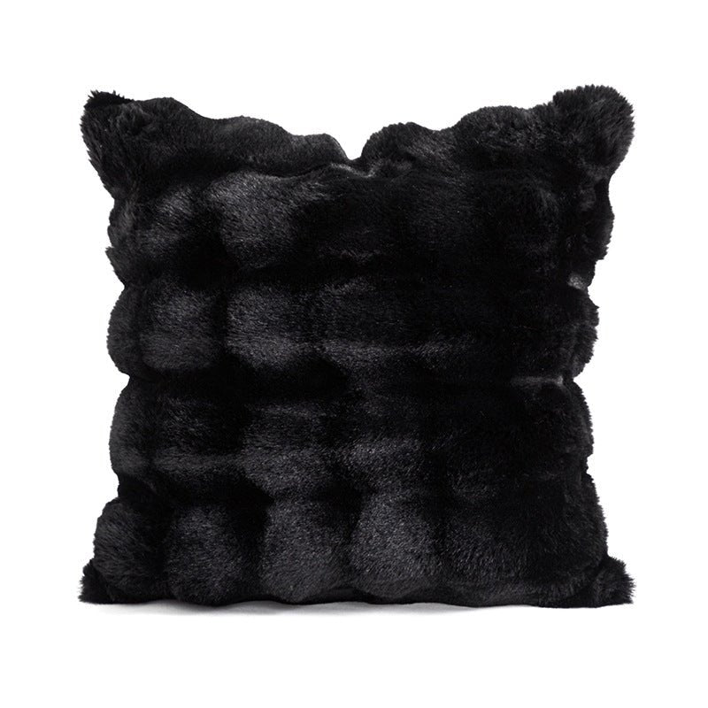 Modern Simple Plush Cushion Sofa Bedroom Bedside Pillow Cover - Hearth & Lume