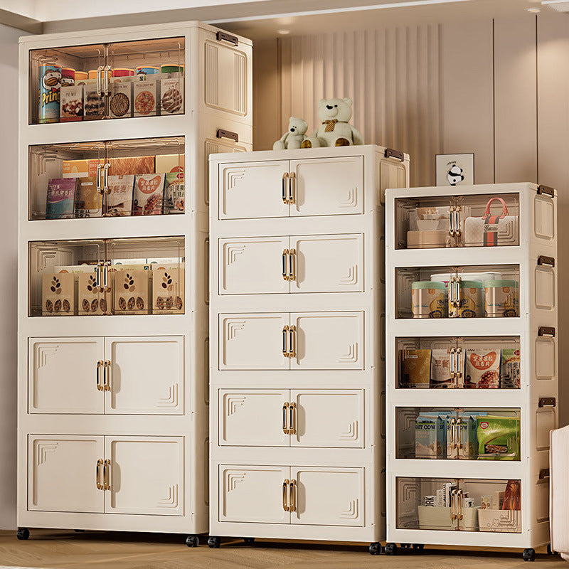 Installation-free Removable Folding Storage Cabinet Locker