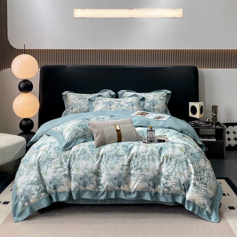 Autumn Light Luxury High - grade Cotton Long - staple Cotton Four - piece Cotton - Hearth & Lume