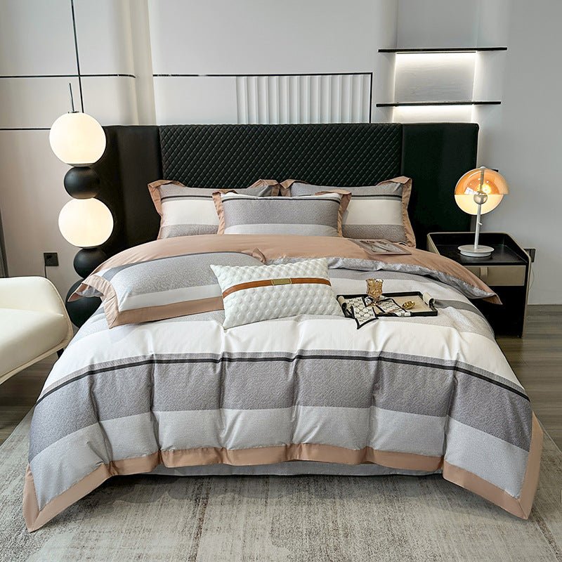 Autumn Light Luxury High - grade Cotton Long - staple Cotton Four - piece Cotton - Hearth & Lume