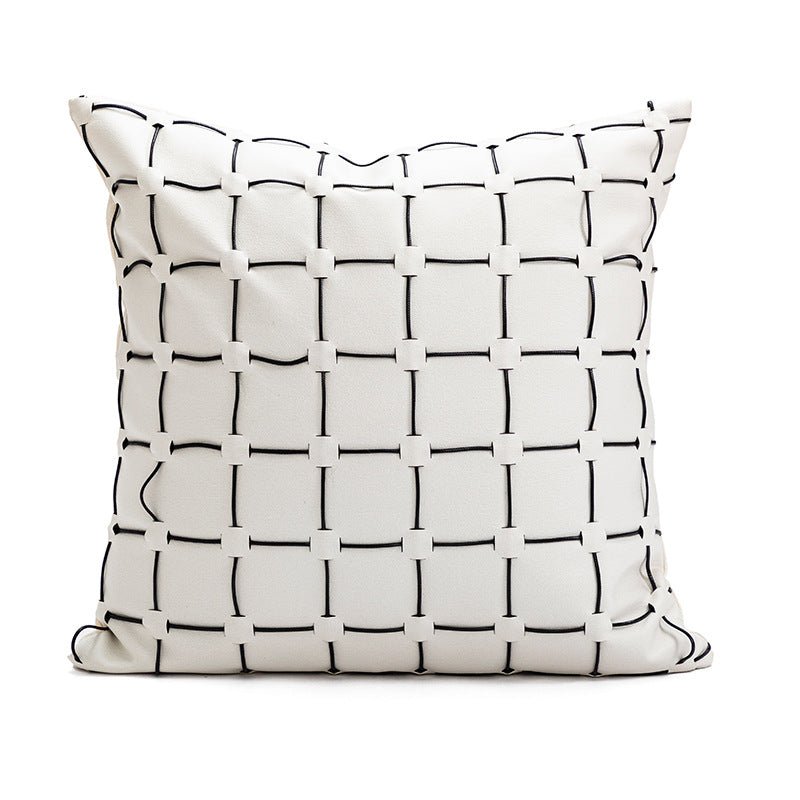 Modern Simple Plush Cushion Sofa Bedroom Bedside Pillow Cover - Hearth & Lume