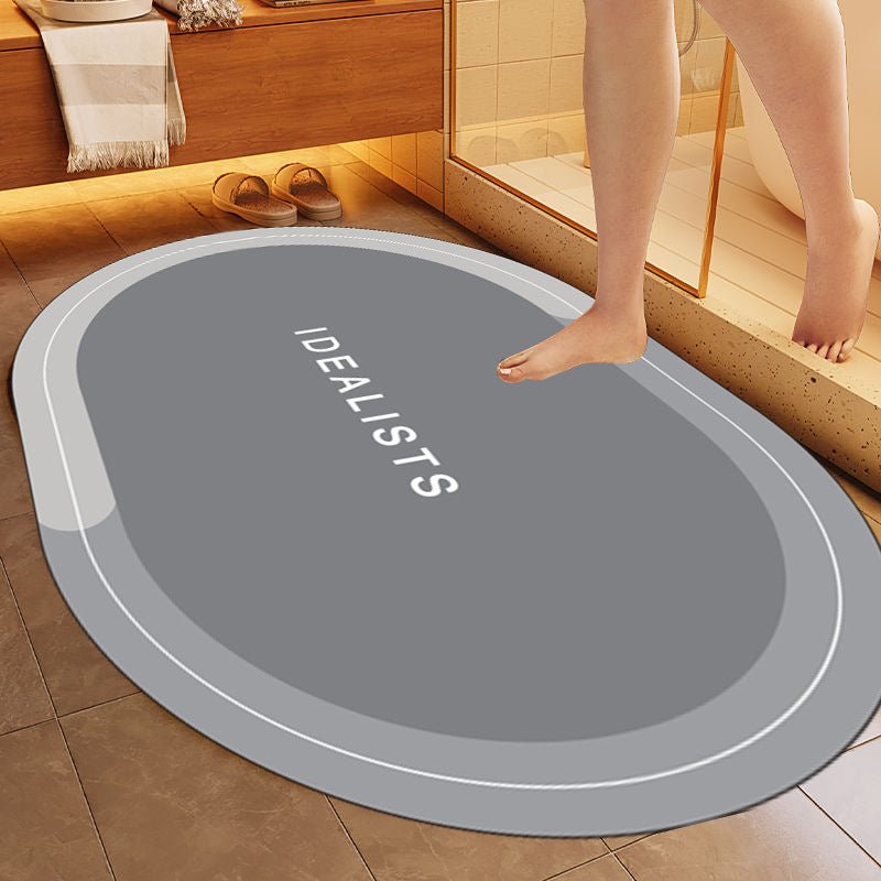 Simple Letter Bathroom Non - slip Mat - Hearth & Lume