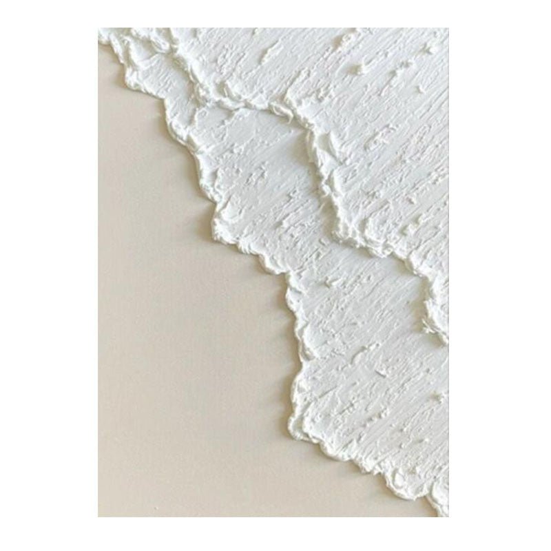 Hand Painted Three - dimensional Oil Painting Niche White - Hearth & Lume