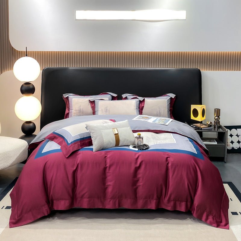 Autumn Light Luxury High - grade Cotton Long - staple Cotton Four - piece Cotton - Hearth & Lume