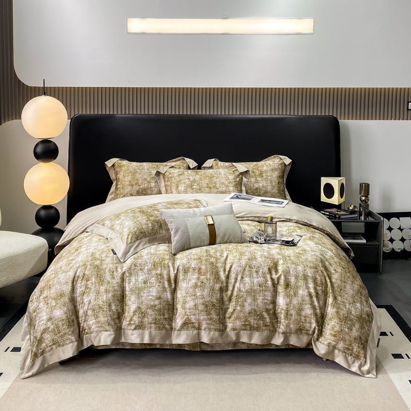 Autumn Light Luxury High - grade Cotton Long - staple Cotton Four - piece Cotton - Hearth & Lume