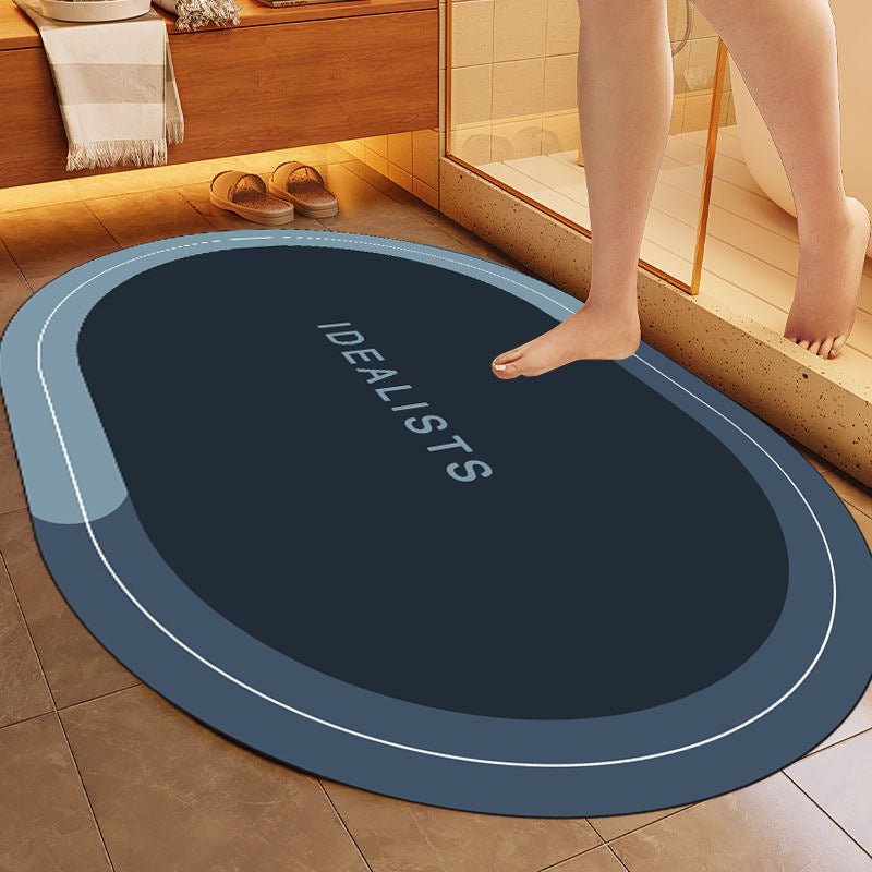 Simple Letter Bathroom Non - slip Mat - Hearth & Lume