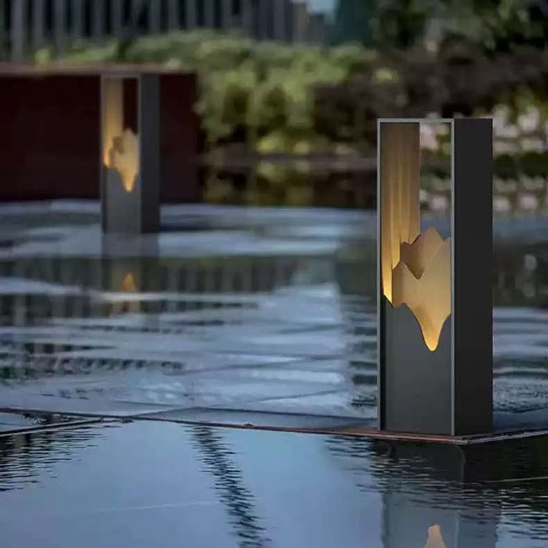 Outdoor Yard Lamp New Chinese Solar Energy - Hearth & Lume