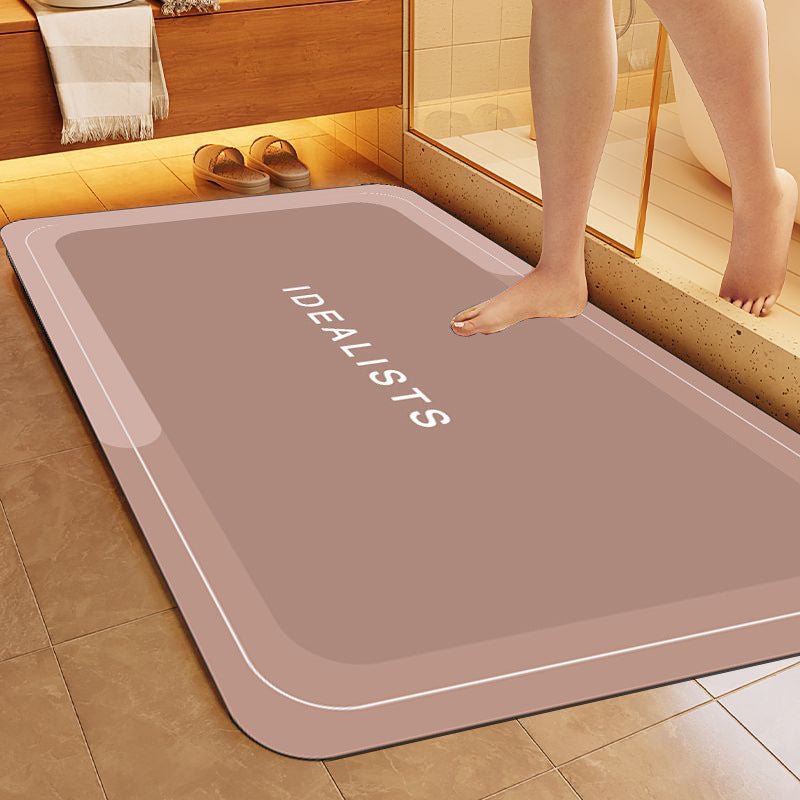 Simple Letter Bathroom Non - slip Mat - Hearth & Lume