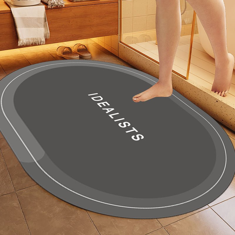 Simple Letter Bathroom Non - slip Mat - Hearth & Lume