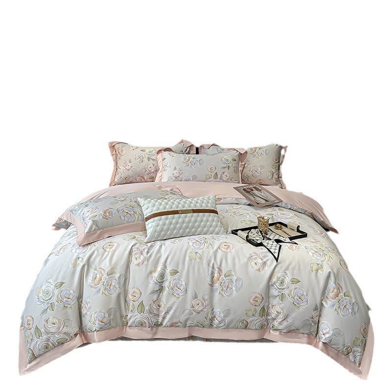 Autumn Light Luxury High - grade Cotton Long - staple Cotton Four - piece Cotton - Hearth & Lume