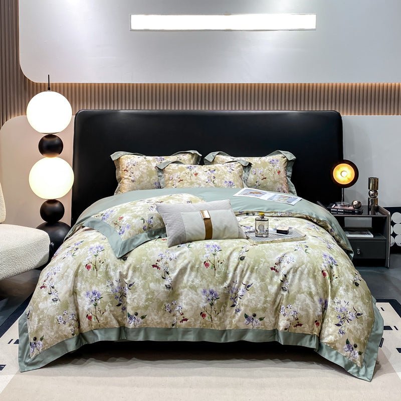 Autumn Light Luxury High - grade Cotton Long - staple Cotton Four - piece Cotton - Hearth & Lume