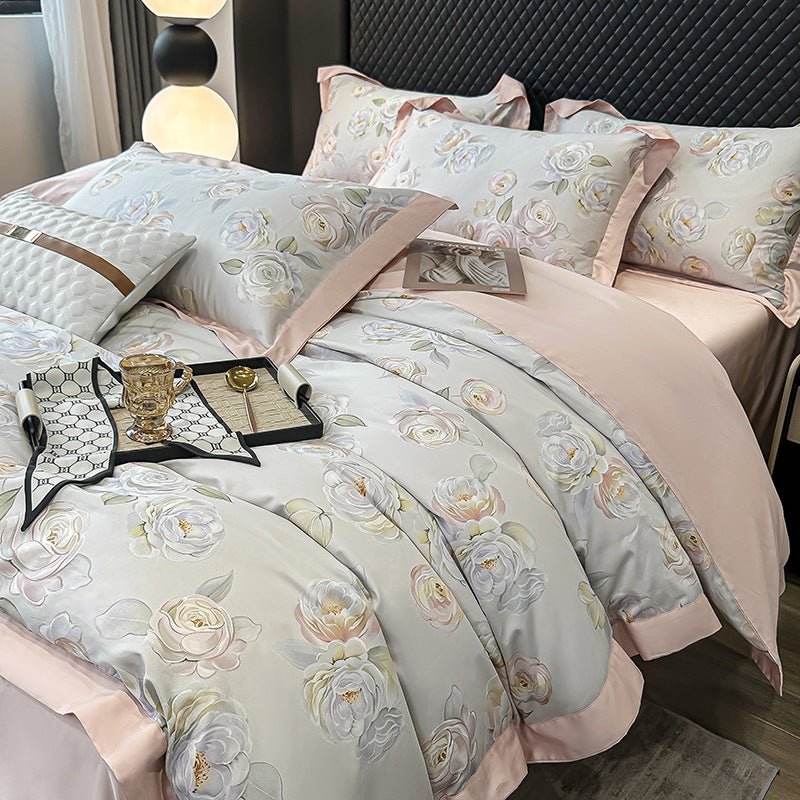 Autumn Light Luxury High - grade Cotton Long - staple Cotton Four - piece Cotton - Hearth & Lume