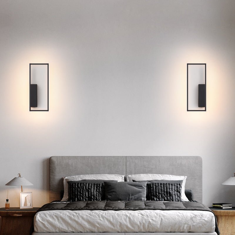 LED Nordic Modern Minimalist Wall Lamp Bedroom - Hearth & Lume