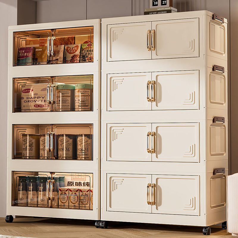 Installation-free Removable Folding Storage Cabinet Locker