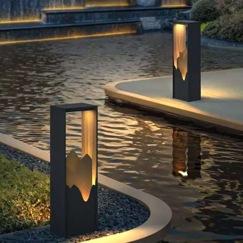 Outdoor Yard Lamp New Chinese Solar Energy - Hearth & Lume