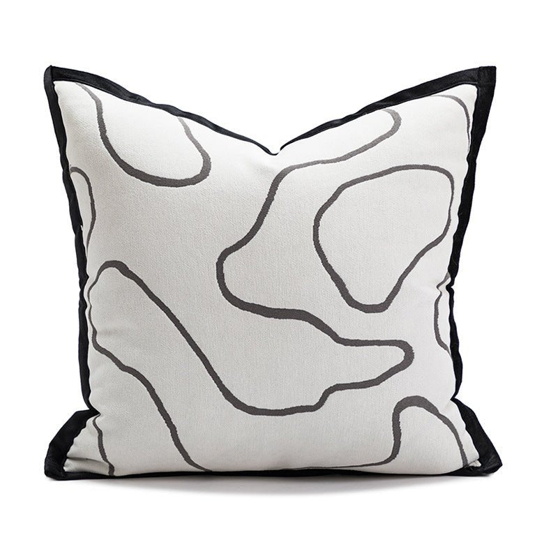 Modern Simple Plush Cushion Sofa Bedroom Bedside Pillow Cover - Hearth & Lume
