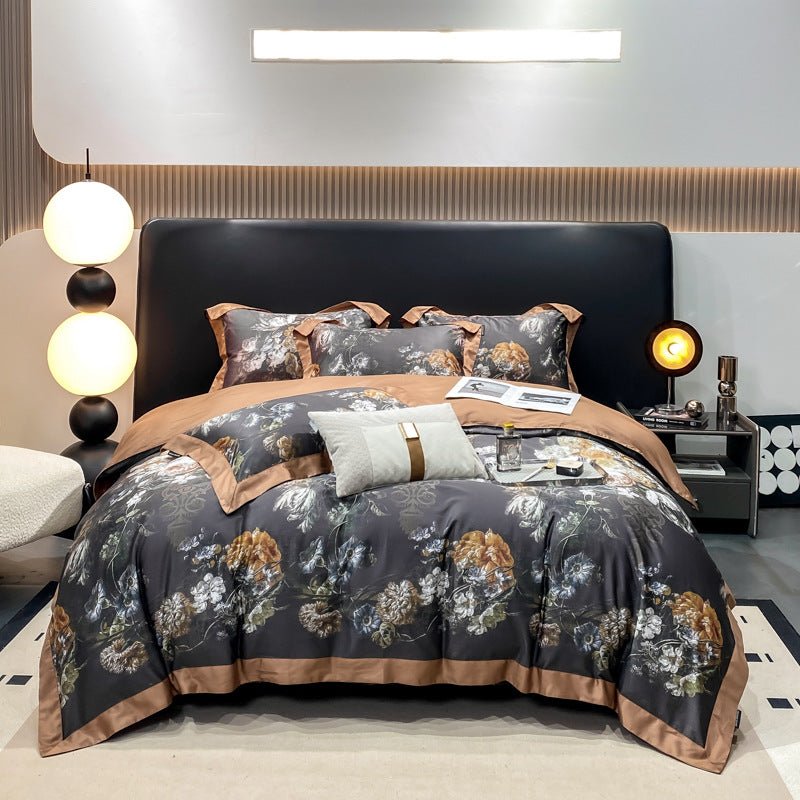 Autumn Light Luxury High - grade Cotton Long - staple Cotton Four - piece Cotton - Hearth & Lume