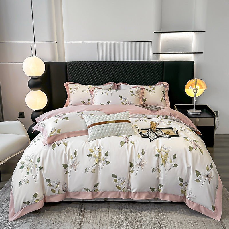 Autumn Light Luxury High - grade Cotton Long - staple Cotton Four - piece Cotton - Hearth & Lume