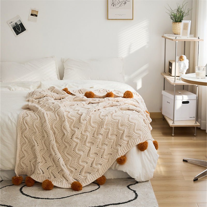 Fashion Nordic Living Room Knitted Blanket - Hearth & Lume