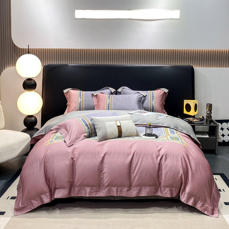Autumn Light Luxury High - grade Cotton Long - staple Cotton Four - piece Cotton - Hearth & Lume