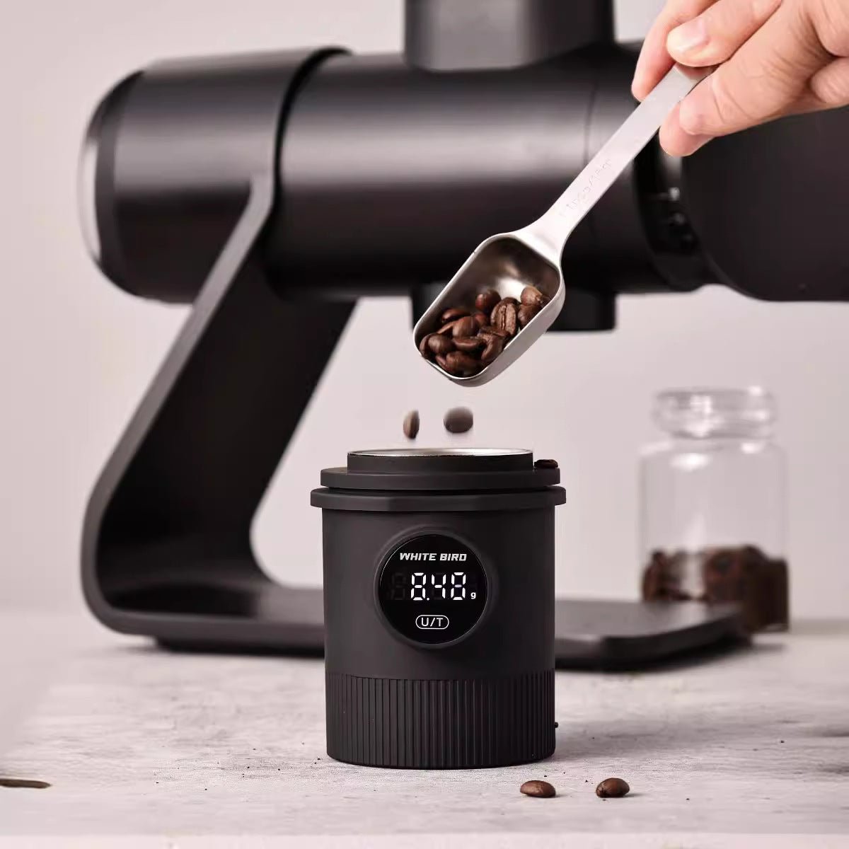 Electronic Scale Powder Dropping Device Coffee Bean Weighing Cup - Hearth & Lume