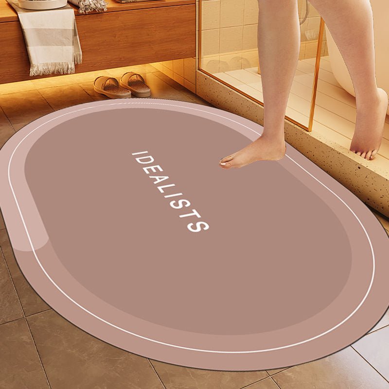 Simple Letter Bathroom Non - slip Mat - Hearth & Lume