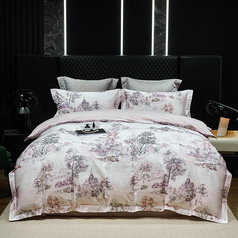 Autumn Light Luxury High - grade Cotton Long - staple Cotton Four - piece Cotton - Hearth & Lume